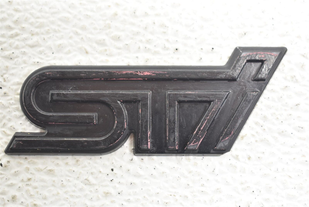 2005-2007 Subaru WRX STI Rear STI Emblem Badge Assembly Factory OEM 05-07