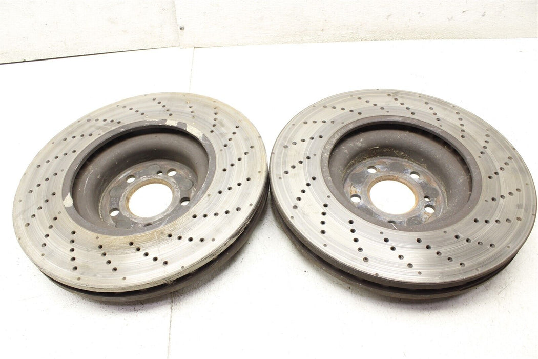 2017 Mercedes-Benz C63 AMG Front Brake Rotor Set Rotors Pair