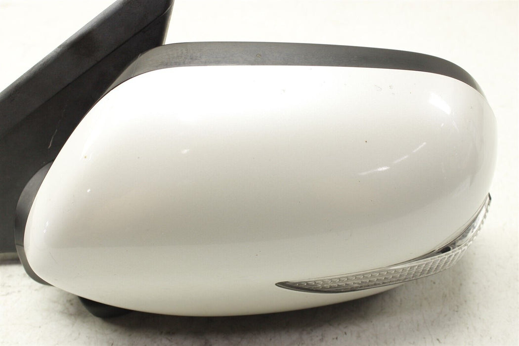 2009 Subaru WRX STI Driver Left Mirror Assembly White Factory OEM 08-14