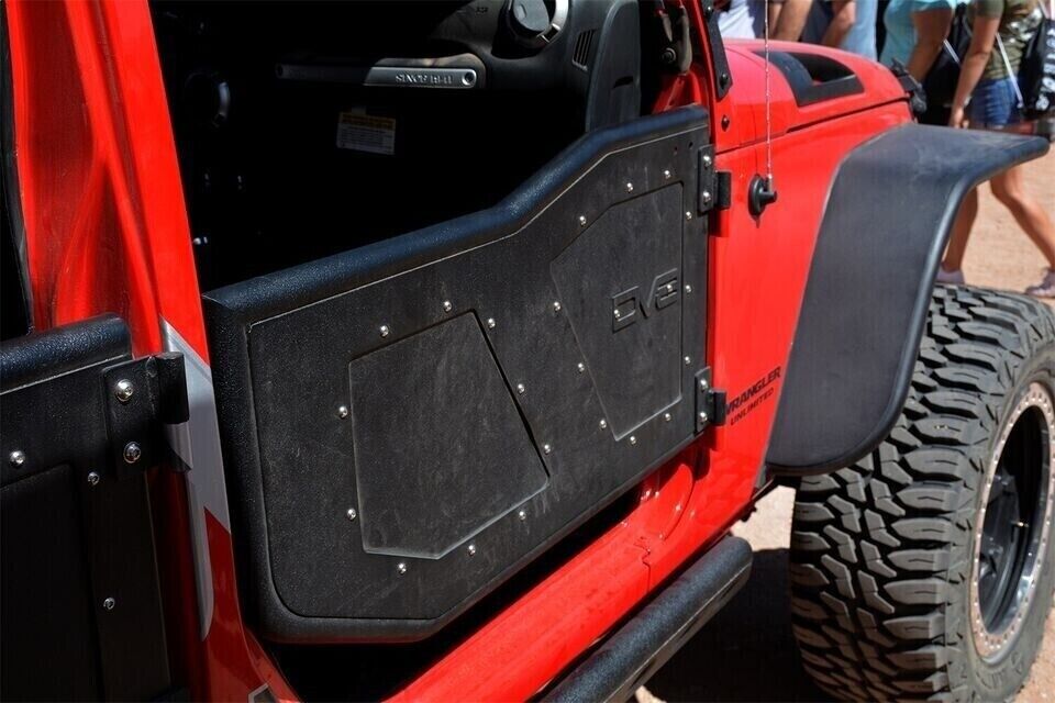 DV8 Offroad RDSTTB-01F Rock Doors Fits 2007-2018 Wrangler JK Wrangler JL