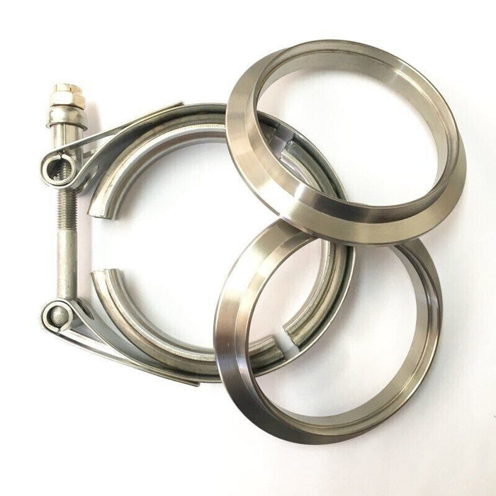 Ticon 3” Titanium V-Band Assembly (2 Flanges & 1 Clamp) 103-07610-0002