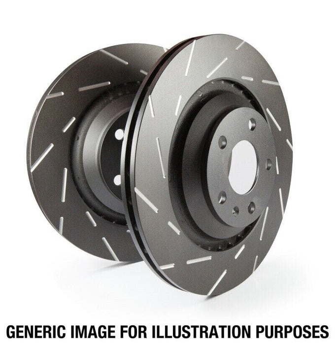 EBC Brakes USR7522 USR Series Sport Slotted Rotor Fits 09-18 Odyssey TL