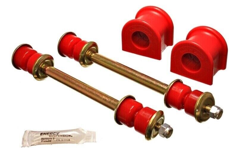 Energy Suspension 4.5157R Sway Bar Bushing Set Red Front for Ford, Mazda