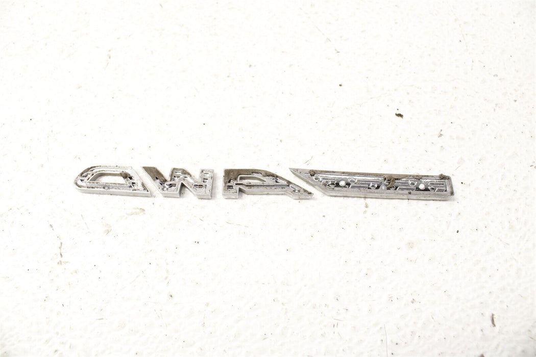 2020 Subaru WRX Symmetrical AWD Emblem Badge Assembly Factory OEM 15-21