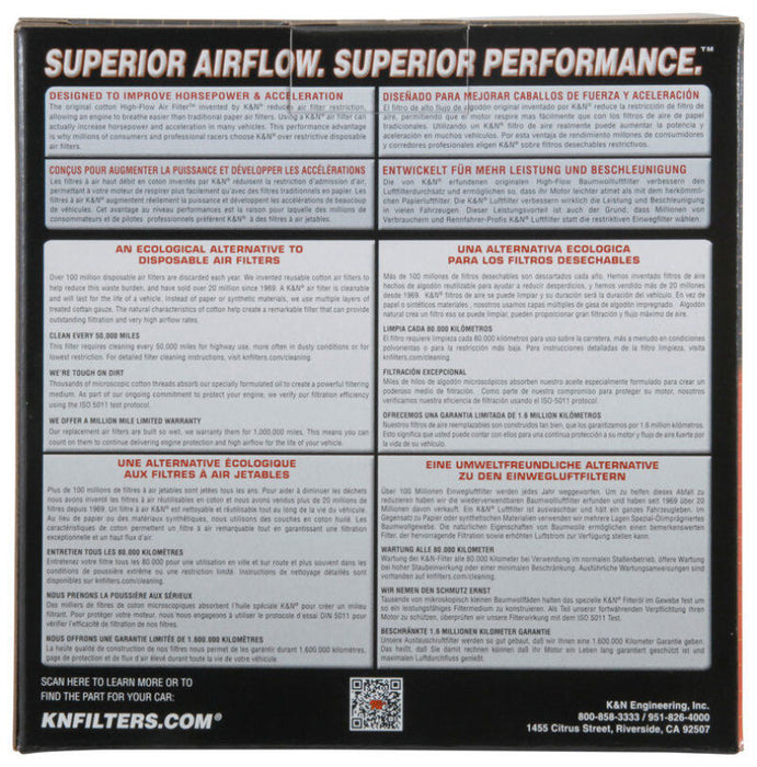 K&N Filters 56-1630 Custom Racing Air Filter Assembly