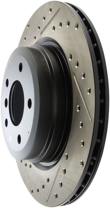 StopTech 127.34080R Sport Drilled & Slotted Rear Right Disc Brake Rotor