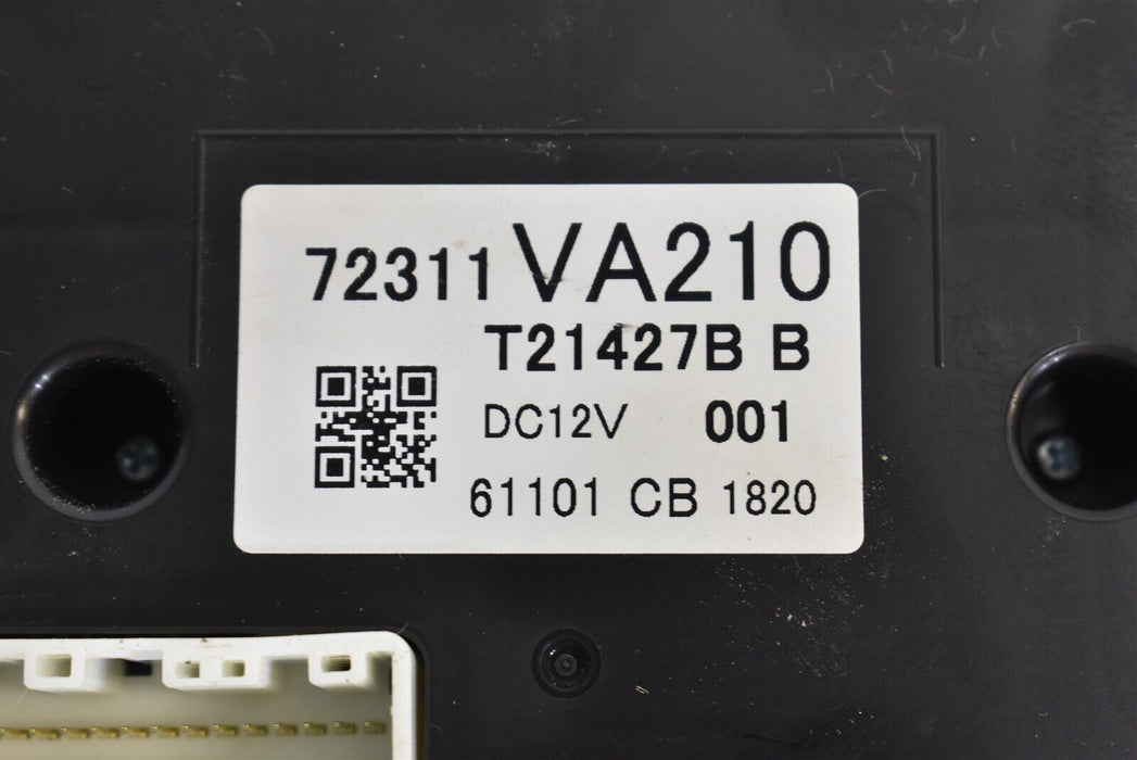 2015-2018 Subaru WRX AC Heater Climate Control Switch 72311VA210 15-18