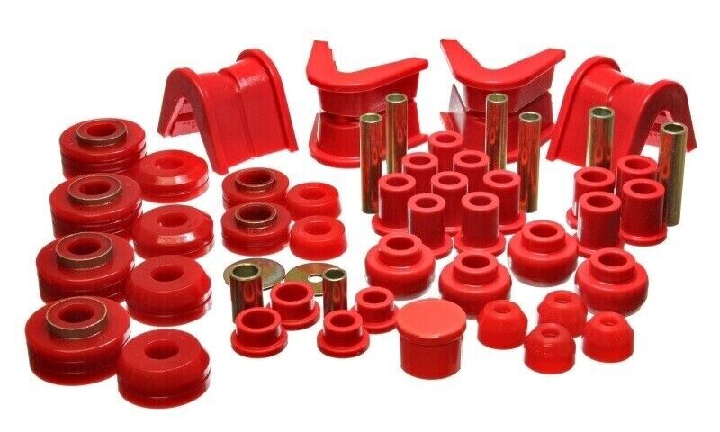 Energy Suspension 4.18107R Red Master Bushing Set For 1977-1979 Ford