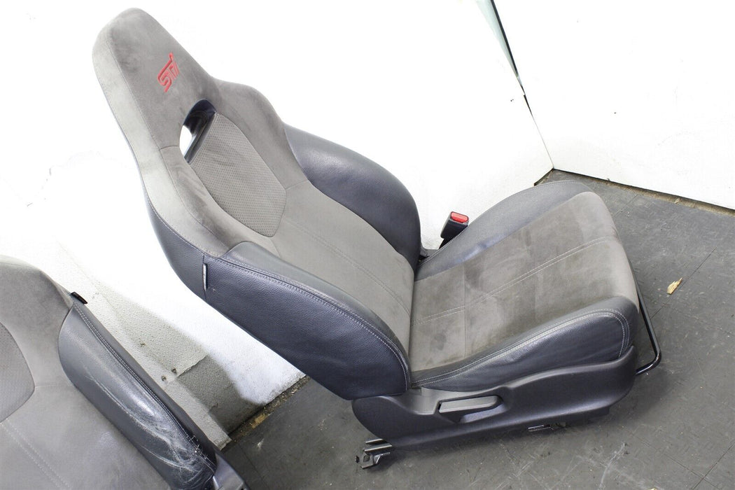 08-14 Subaru Impreza WRX STI Front and Rear Seat Set Seats 2008-2014