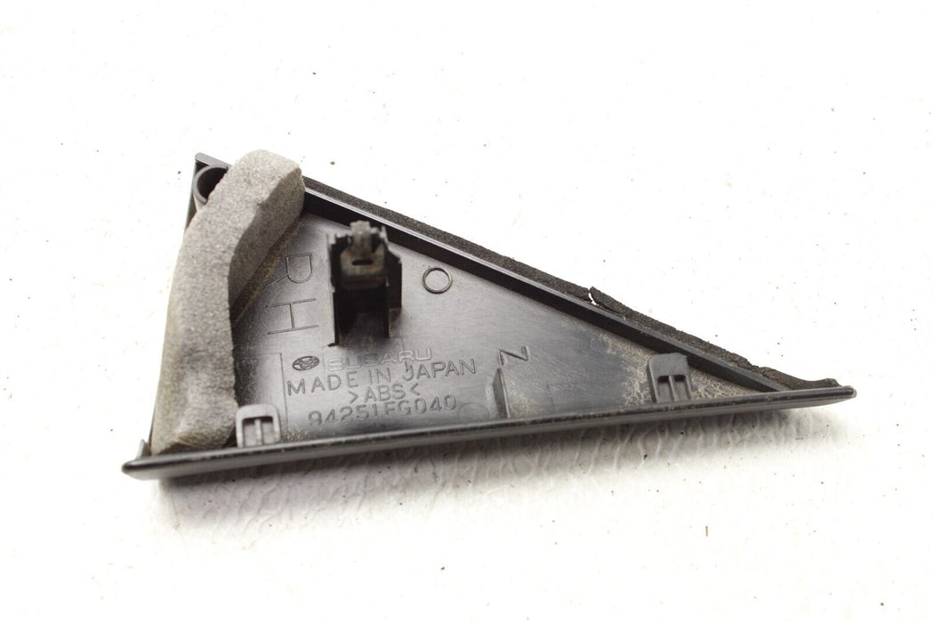 2008-2014 Subaru WRX STI Interior Rear Right Door Corner Triangle Trim OEM 08-14