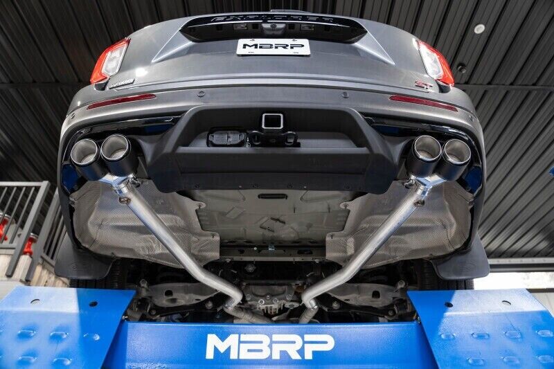 MBRP Axle Back Exhaust w Dual Rear Carbon Tips For 20-23 Ford Explorer Aviator