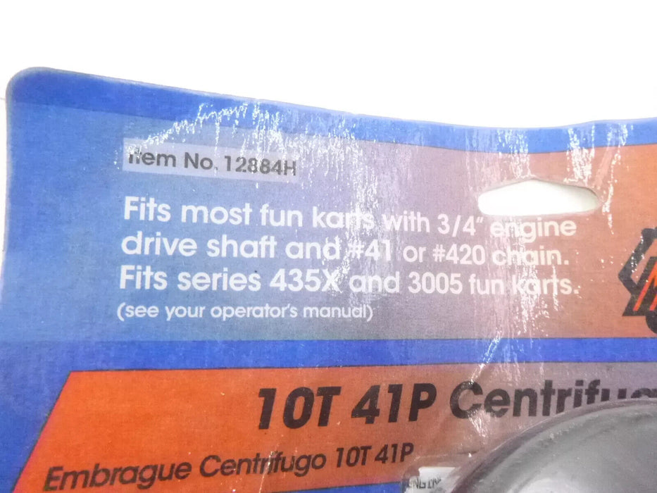 Masters Of Motion 12884H 10T 41P Centrifugal Clutch For 3/4" Engine Drive Shaft