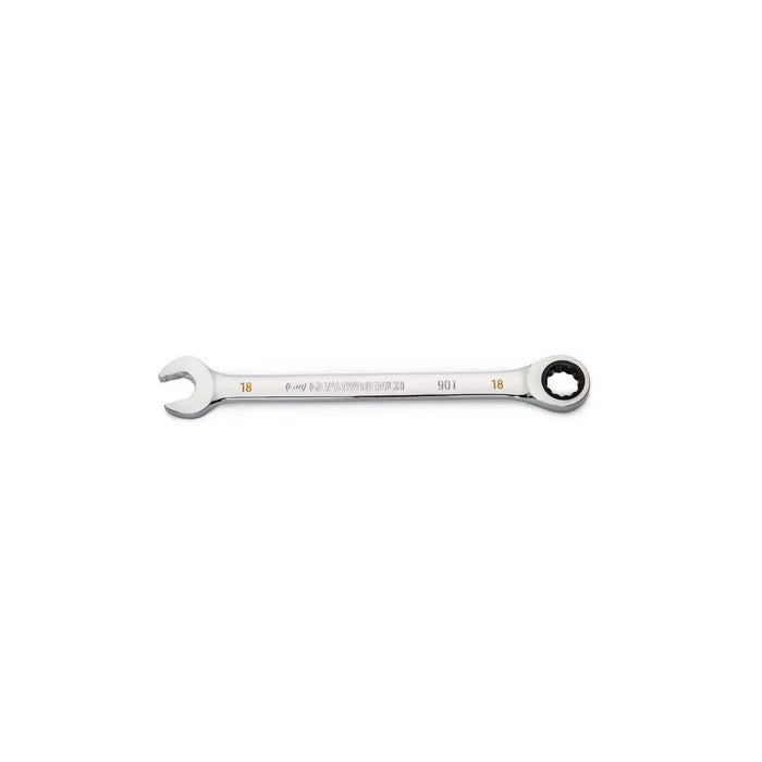 GearWrench 86918 18mm 90T 12 PT Combi Ratchet Wrench