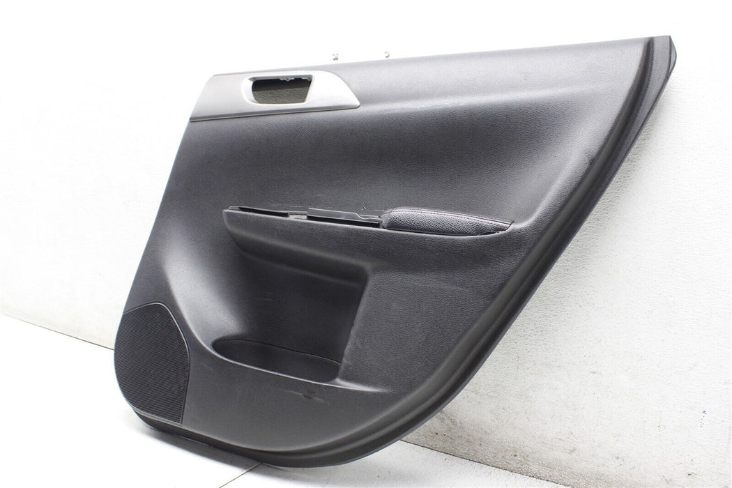 2010 Subaru WRX STI Passenger Rear Right Door Panel Card Trim Cover OEM 08-14