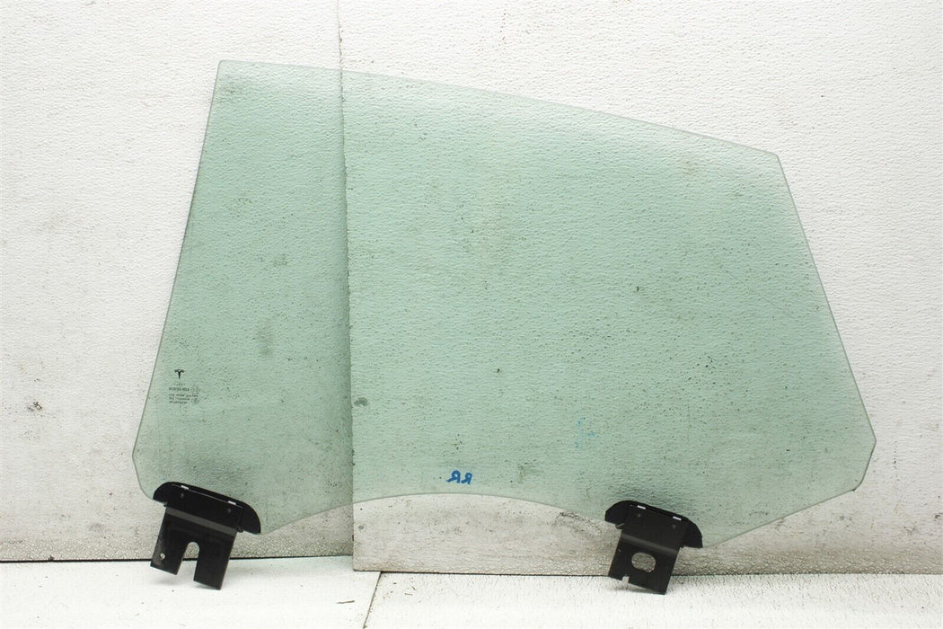 2013 Tesla Model S Passenger Rear Right Door Window Glass Assembly OEM 12-20