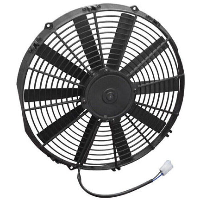 Spal Cooling Fan 30101509; Medium Profile Straight Blade 14" Electric, Puller
