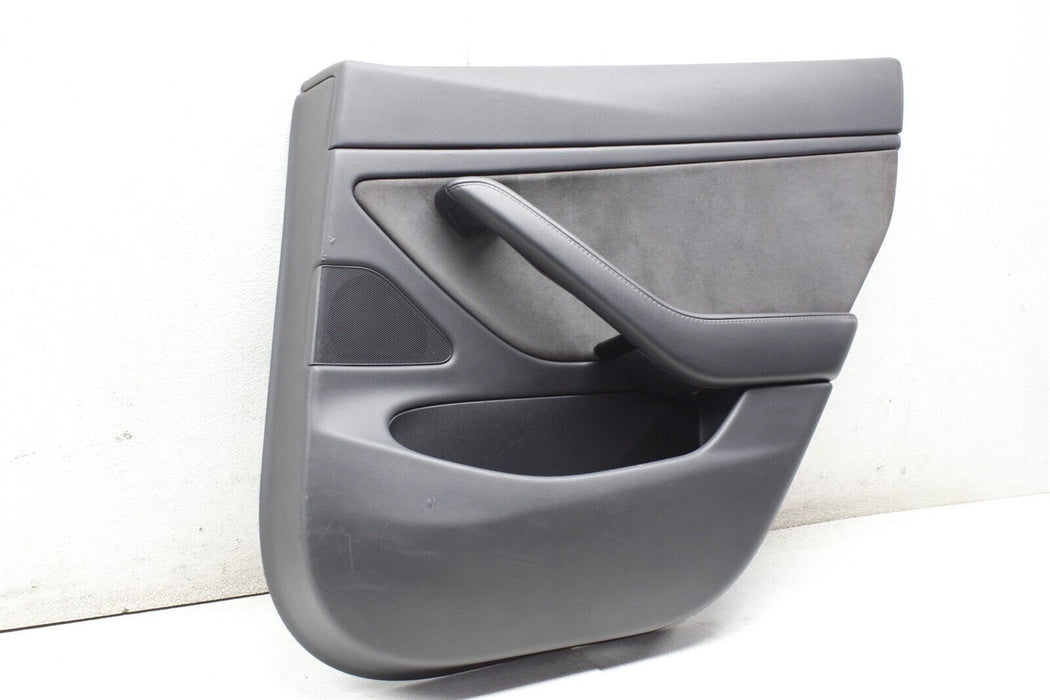 2018 Tesla Model 3 Passenger Rear Right Door Panel Cover Trim Assembly OEM 17-21