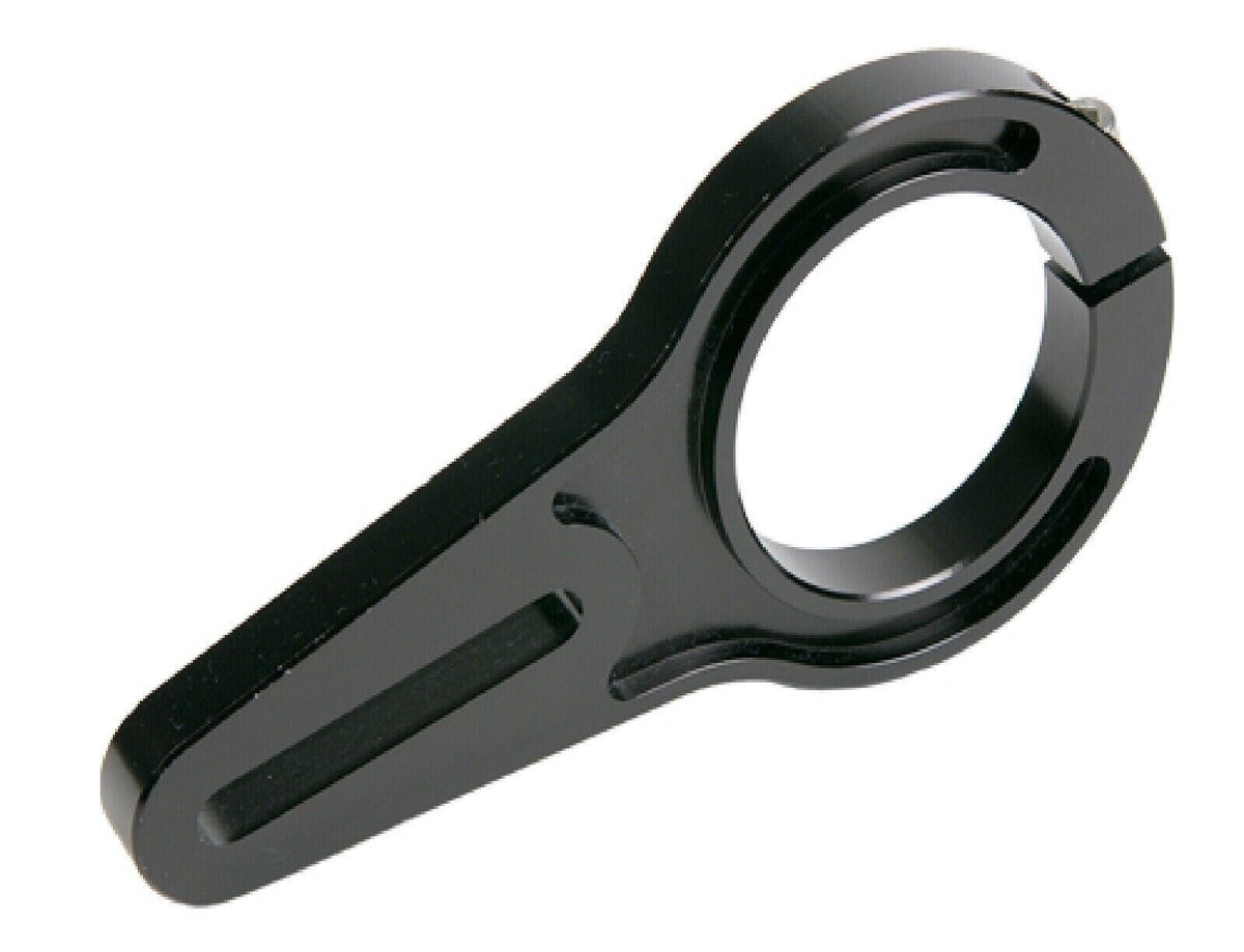 Aeromotive 11704 Black Reliable Billet Straight Bracket for Belt Drive ...