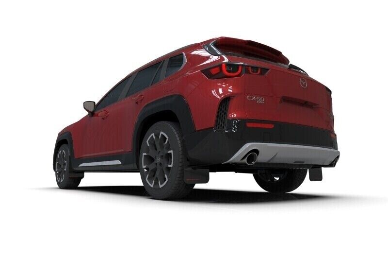 Rally Armor MF107-UR-BLK-GRY Black Mud Flap/Grey Logo Fits 2024 Mazda CX-50