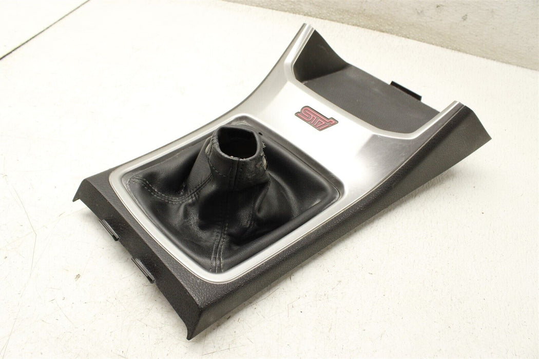 2008-2014 Subaru Impreza WRX STI Shifter Boot Trim Console Surround OEM 08-14