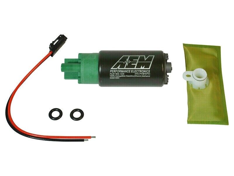 AEM 50-1220 E85 Compatible High Flow In-Tank Fuel Pump 320lph w/ Universal Kit