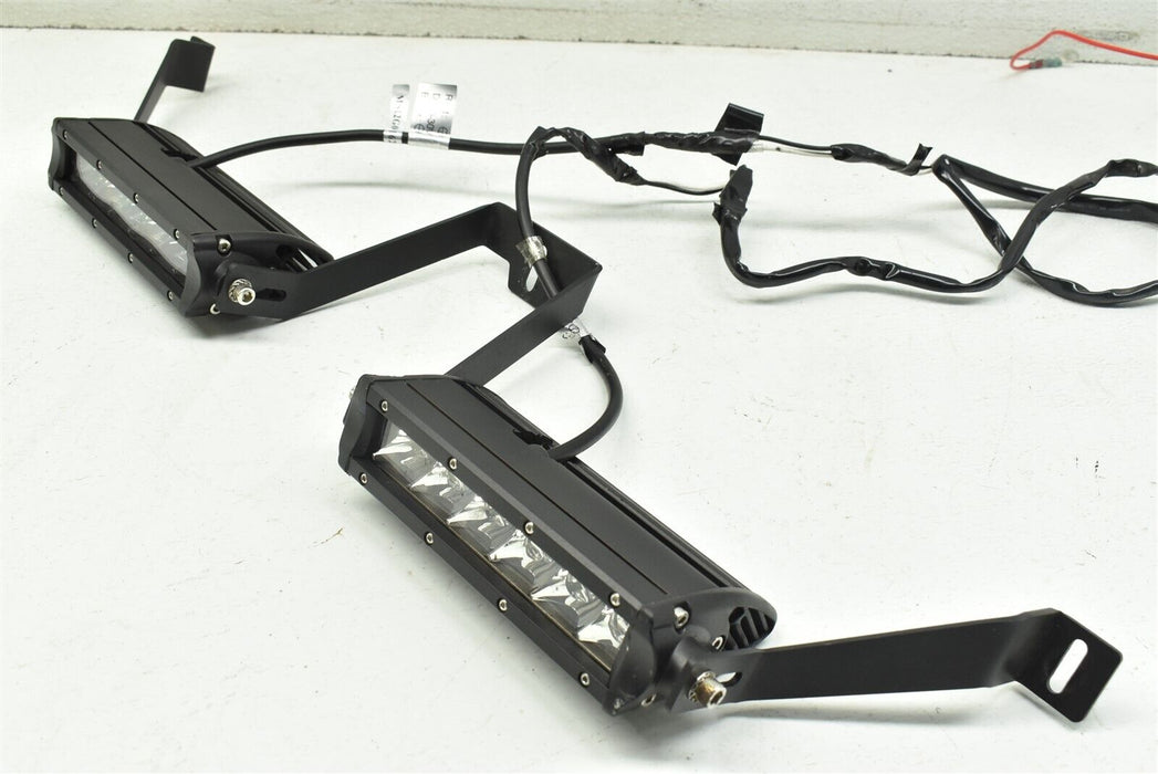 Duel 6"x1" 6 Row LED Fog Lights with Brack and Wiring MS12G0916