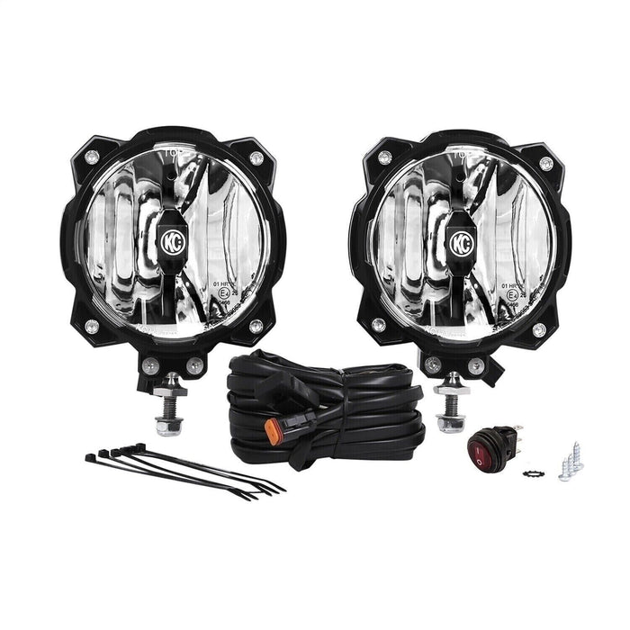 KC HiLiTES 91305 6in. Pro6 Gravity LED Light 20w Single Mount Wide-40 Beam