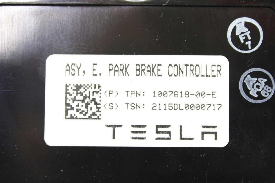 2015 Tesla Model S Parking Brake Controller 1007618-00-E Factory OEM 12-15