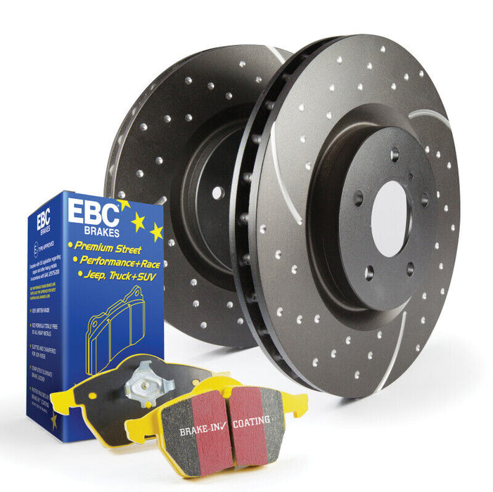 EBC Brakes S5KF1890 S5 Kits Yellowstuff And GD Rotors Fits 15-18 CTS