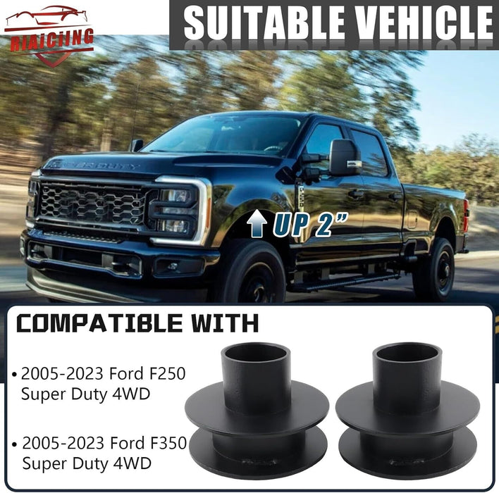 3" Front Leveling Lift Kit + Shock Extenders For 2005-2023 Ford F250 F350 4WD