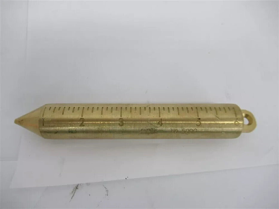 Lufkin 590G , 20 oz. Solid Brass Plumb Bob