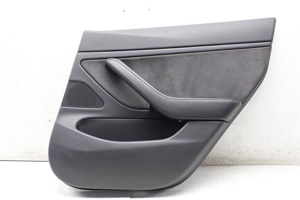 2018 Tesla Model 3 Passenger Rear Right Door Panel Cover Trim Assembly OEM 17-21