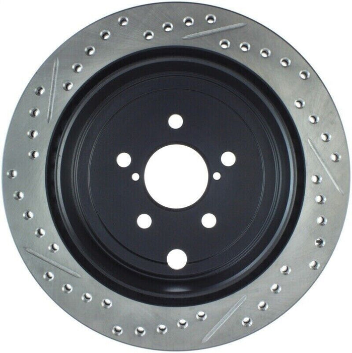 StopTech 127.47031L Sport Cross-Drilled And Slotted Disc Brake Rotor