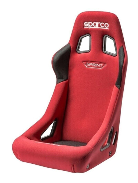 Sparco 008235RS Competition Racing Bucket Seat Sprint Series Red