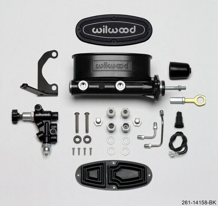 Wilwood 261-14158-BK Master Cylinder Kit Fits 1965-1987 Mustang, Black