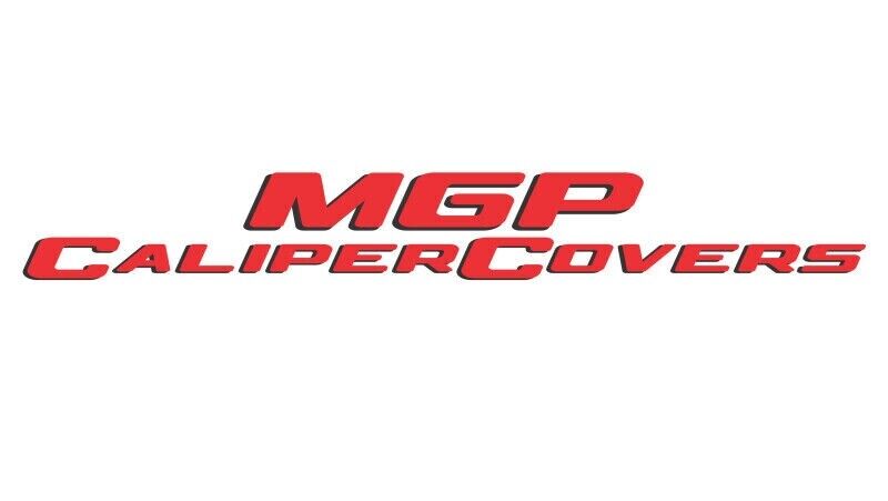 MGP Caliper Covers Red, Silver Silverado for 2014-2018 Chevrolet Silverado 1500