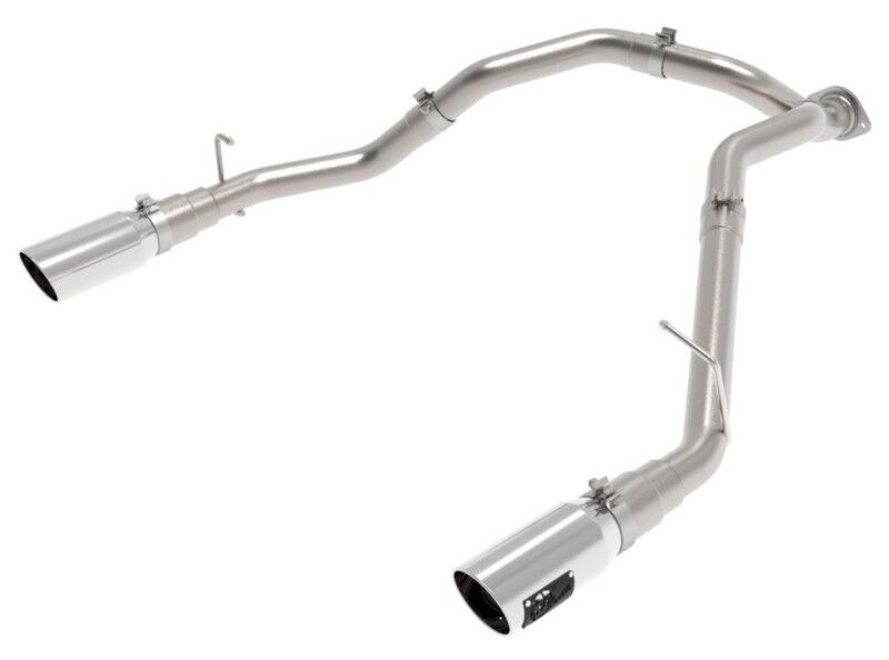 AFE 49-42080-P Large Bore-HD 3in 409 SS DPF-Back Exhaust System w/Polished Tip