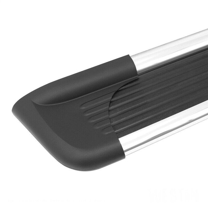 Westin 27-6130 6" Sure-Grip Cab Length Black Running Boards with Brushed Trim