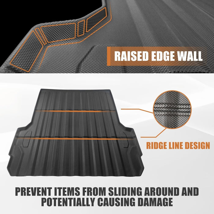 TripleAliners  Truck Bed Mat for Chevy Colorado/GMC Canyon 2023-2024