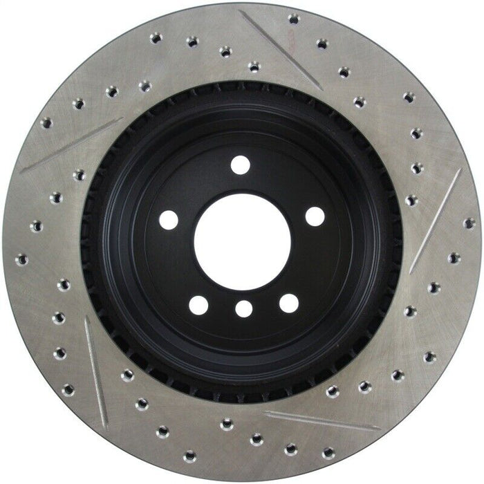 StopTech 127.34080R Sport Drilled & Slotted Rear Right Disc Brake Rotor