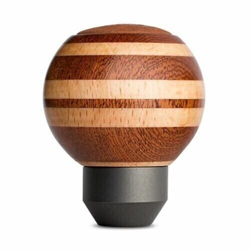 MOMO TARGA Heritage Wood Leather Shift Shifter Knob  Round Wood