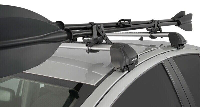 Rhino Rack Universal Multi Purpose Cargo Holder Mount w/ Rubber Strap Set of 2