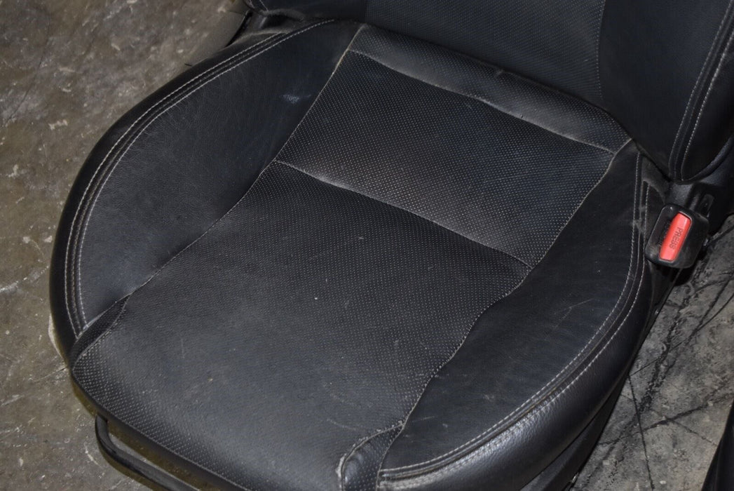2006 2007 Mazdaspeed6 Front Leather Black Seat Set 06 07