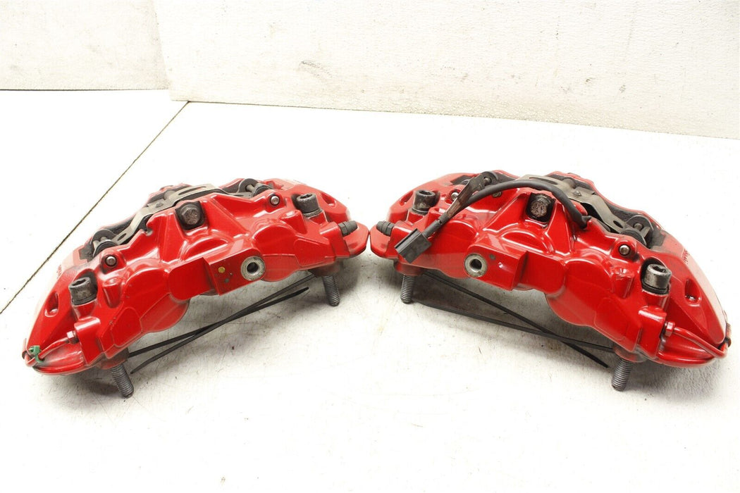 2015 Maserati Ghibli Front Brake Caliper Set Assembly Factory OEM RED 14-17