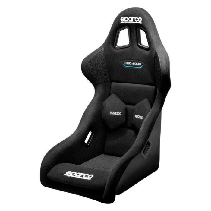 Sparco PRO 2000 QRT Black Racing Seat Non-Slip Fiberglass Size Medium #008016RNR