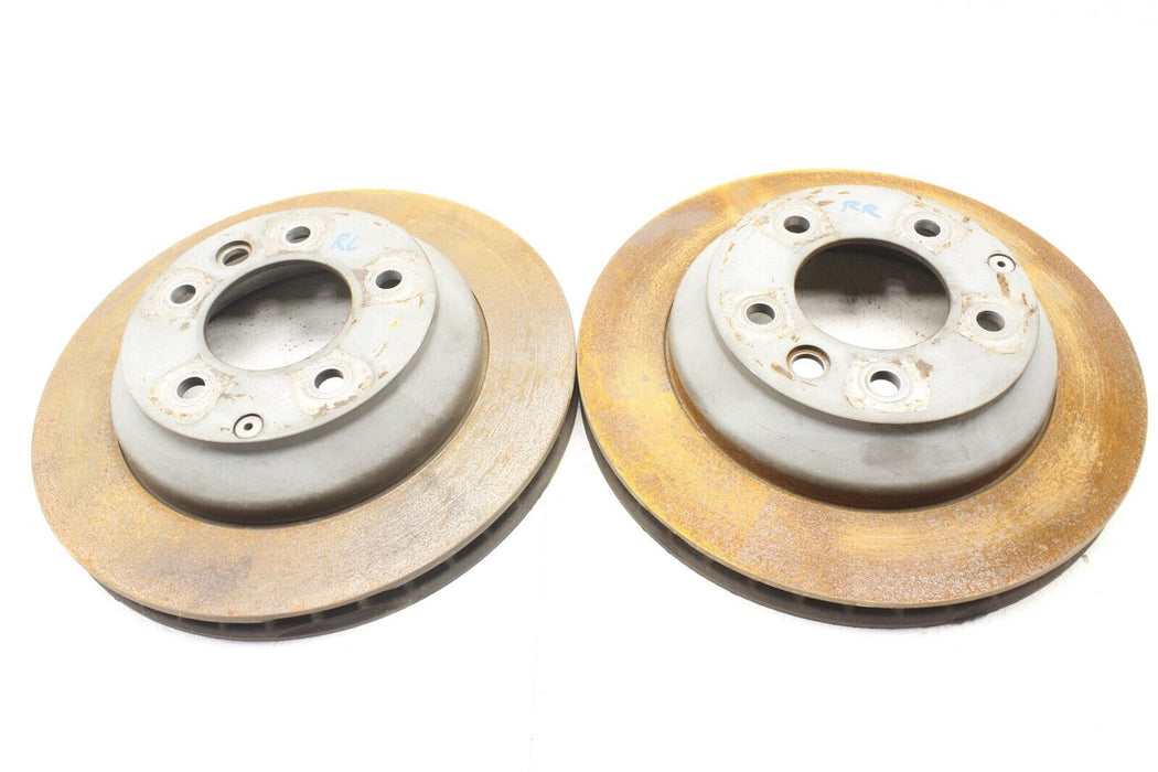 2014 Porsche Cayenne Rear Brake Rotor Disc Set 11-18