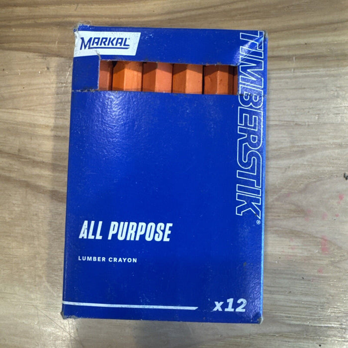 12 Pack MARKAL 80384 Timberstik Orange 803D80