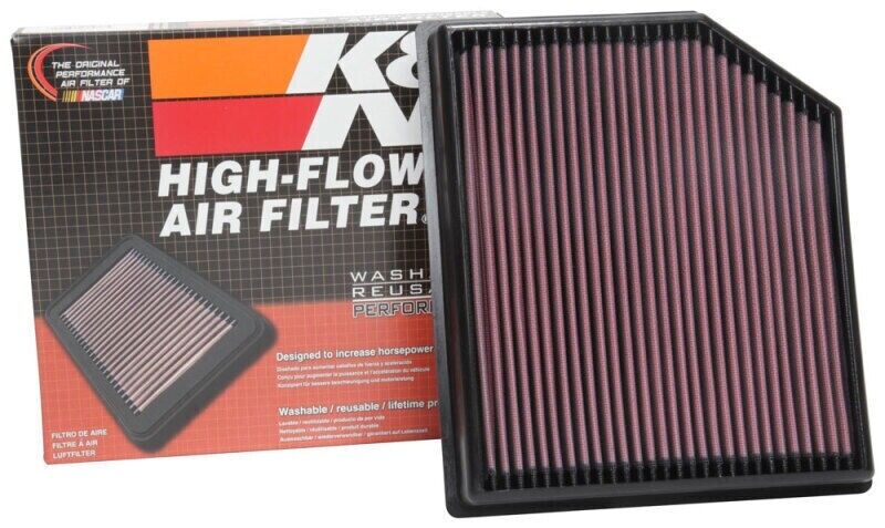 K&N 33-5077 Air Intake Filter for 2021-2024 Dodge Durango SRT Hellcat 6.2L V8