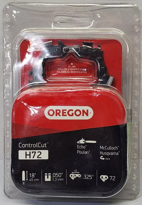 Oregon 20BPX072 H72 Control Cut 18" Inch Chainsaw Chain LubriTec Oiling System