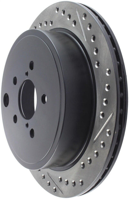 StopTech 127.47031L Sport Cross-Drilled And Slotted Disc Brake Rotor